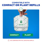 Zevo Compact Flying Insect Trap Kit with Refill Cartridges - Plug-in Indoor Bug Catcher for Gnats, House & Fruit Flies - Blue + UV Light Technology, No Odor, No Mess (1 Plug-in Device + 3 Cartridges)