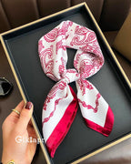Satin Bandana Headscarf for Women Silky Hair Scarves for Fashion Lightweight-27