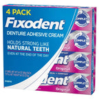 Fixodent Original Denture Adhesive Cream-2.4 oz, 4 pk