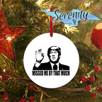 Trump Ceramic Christmas Tree Ornament | Missed By That Much