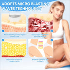 VYRKRA Body Sculpting Machine - Cellulite Massager with 6 Pads, Lymphatic Drainage Massage with Vibration & Rotation, Electric Body Massager for Abdomen/Love Handles/Butt/Legs/Back/Arms
