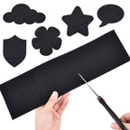 4 Inch x 18 Feet Black Hook and Loop Tape with Adhesive, Nylon Heavy Duty Hook and Loop Tape Strips, Non Slip Rug Grippers, Wall Adhesive Strips, Keep Couch Cushions from Sliding - Black
