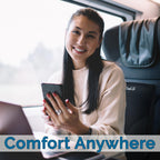 ComfiLife Lumbar Support Pillow for Office Chair – Premium Memory Foam Lumbar Pillow – Back Support for Office Chair, Car – Back Pain Relief, Improves Posture – 3 Adjustable Straps, Mesh + Leatherette