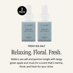 Pura & Illume Home Scent Refill - Smart Home Air Diffuser Fragrance - Up to 120-Hours of Luxury Fragrance per Refill - Household Essential - Clean & Safe Diffuser Fragrance - 2 Pack, Fresh Sea Salt