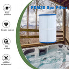 Ketofa 𝗨𝗽𝗴𝗿𝗮𝗱𝗲 PDM30 Spa Filter, 𝗣𝗗𝗠𝟯𝟬 Replacement Cartridge Oval Filter Compatible with Pleatco PDM30 Dream Maker Filbur FC9940 Hot Tubs Other 461269, 30 sq.ft - 2 Packs