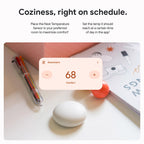Google Nest Temperature Sensor (2nd Gen) - Room Comfort Sensor with Scheduling - Works with The Nest Learning Thermostat (3rd and 4th Gen) and Nest Thermostat E - Porcelain, White