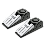 Door Stop Alarm with 120DB Siren Door Stop for Home & Travel (Black) (Pack of 2)