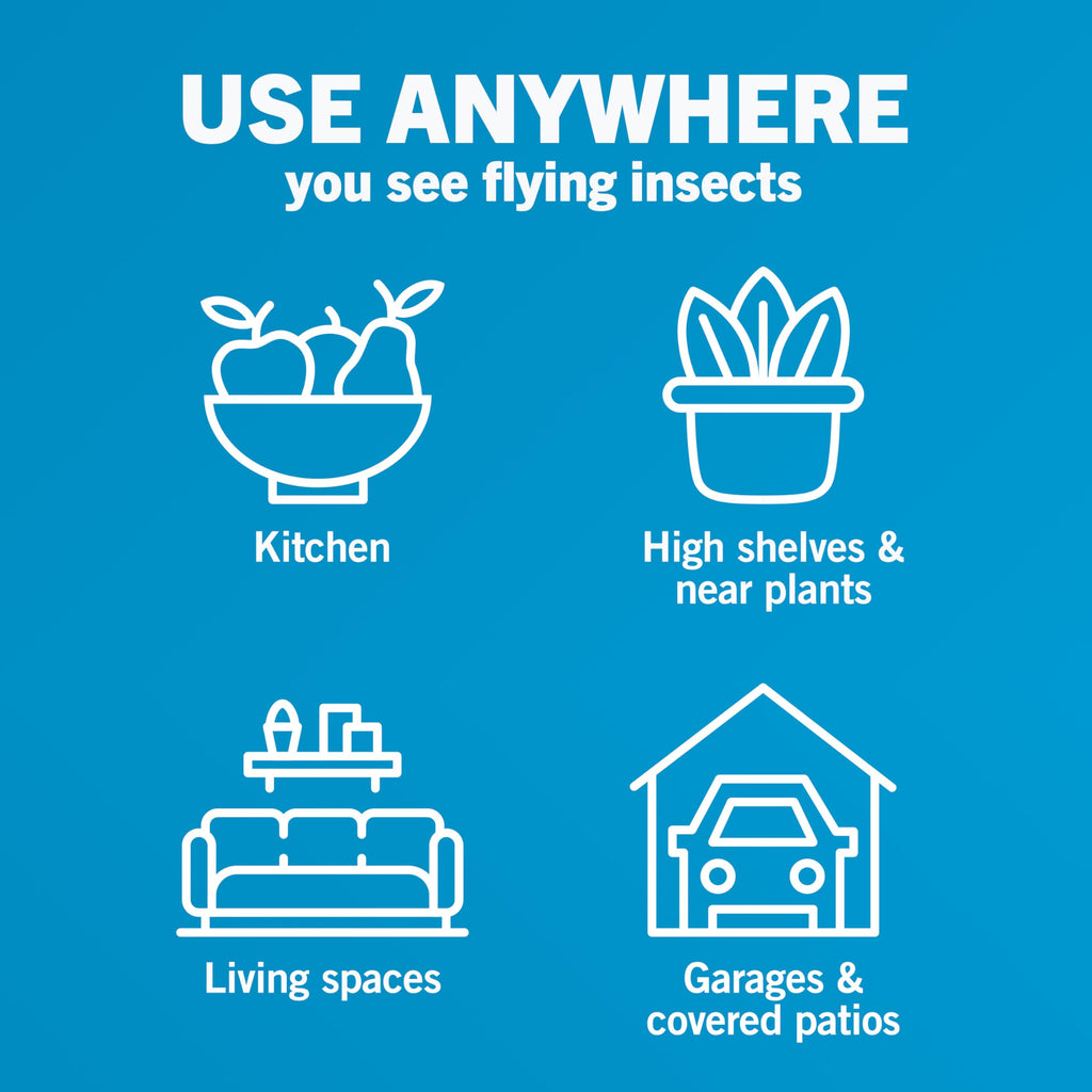 Safer Home Catch 360° Cordless Flying Insect Trap, UV LED Light, Chemical-Free, 10 Day Rechargeable Battery, Effective Fruit Fly Traps for Indoors, Gnat Traps for House Indoor, 1 Device + 6 Glue Cards