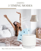 Essential Oil Diffuser, Ceramic Diffuser for Essential Oil Large Room Diffusers,Ultrasonic 280ml Aromatherapy Diffuser with Essential Oil, Bedroom Vaporizer Cool Mist Humidifier for Home Office