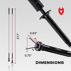 Magnetic Flexible Claw Grabber Pickup Tool with Bright LED Light - 27.7in Long Magnetic Pickup Tool, Retractable Claw Grabbing Tool, Magnetic Grabber Tool with 5lb Pull Strength Pick Up Tool
