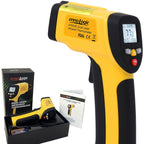 ennoLogic Temperature Gun (NOT for Body Temp) - Accurate High Temperature Dual Laser Infrared Thermometer -58°F to 1202°F - Digital Surface IR Thermometer eT650D - w/NIST Certificate