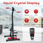 ZIDAFIT Adjustable Pedal Exerciser Bike for Seniors - Hand Arm Leg and Knee Therapy, Stroke Recovery - Compact, Portable Fitness Equipment for Full Body Workout - Great Gift for Elderly Rehab