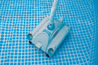 Intex 28001E Above Ground Pool Automatic Pool Cleaner Pressure Side Vacuum Cleaner with 24 Foot 7 Inch Hose for Intex Pools Only w/ a 1.5 Inch Fitting