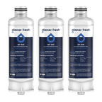 GLACIER FRESH DA97-17376B HAF-QIN Water Filter Replacement for Samsung HAF-QIN/EXP, DA97-08006C, RF23M8070SG, RF23M8070SR, RF23M8090SG, RF23M8090SR, RF23M8570SR, RF23M8590SG (3 Pack)