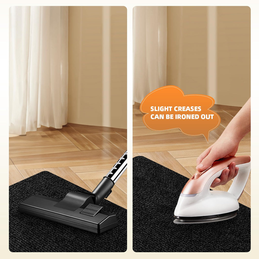 HomeMall Office Chair Mat for Hardwood and Tile Floor, Computer Chair Mat, Non-Slip Floor Protector, Under Desk Mat for Rolling Chair, Black(48"x36")