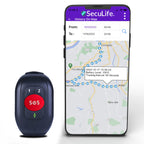 SecuLife SecuLife SOS Wristband Life Saving Alert System, Fall Alert Monitoring, SOS Emergency Call Button with Speakerphone, Elderly GPS Tracking, Seniors, Dementia, Alzheimer