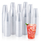 Vplus 2000 Pack 7 OZ Clear Plastic Cups, Disposable Plastic Cups, 7 Ounce Cold Party Drinking Cups for Wedding Thanksgiving Christmas Party