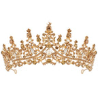 COCIDE Gold Tiara and Crown for Women Crystal Queen Crown Princess Rhinestone Tiara for Girl Bride Wedding Hair Accessories for Bridal Birthday Party Prom Halloween Costume Cosplay