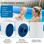 Porscan Spa Filter Replacement for Watkins 303279 Filbur FC-2402, Hot Tub Filter Cartridge 5CH-37 PFF42TC-P4 78460 Conpatible with LifeSmart, Free Flow, AquaTerra, Fantasy - 2 Pack