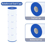 Cryspool® 07079 Filter Compatible with Jandy CL340, CV340, PJAN85, R0554500, C-7459, FC-0800, A0557900, 4×85 Sq. Ft Pool Filter Cartridge, 4 Pack