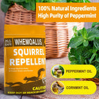 DALIYREPAL Squirrel Repellent Outdoor,Chipmunk Repellent Outdoor, Mint Squirrel Deterrent for Attic,Safe Around Kid & Pets Keep Squirrel Away for Plants,Squirrels Repellent for Garden 8-Packs