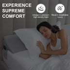 Rormcheny King Bed Wedge Pillow Headboard Gap,Wedge Pillow Headboard/Bed Gap Filler,Fill The Gap (0-8") (Gray, 76"x10"x6")