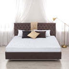 Utopia Bedding Quilted Fitted Mattress Pad (Twin), Elastic Fitted Mattress Protector, Mattress Cover Stretches up to 16 Inches Deep, Machine Washable Mattress Topper (White)