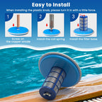Troxlly Pool Ionizer Copper Replacement Kit - Replacement Copper Anodes 4.13 x 0.71 Inch Universal Fit for Solar Ionizer, Complete Set with All Accessories
