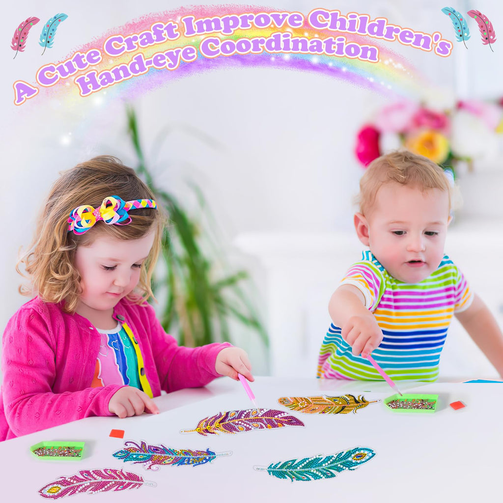 YiConfety Diamond Art Kits for Kids, Diamond Art for Kids Christmas Gift, Gem Art Kits for Girls Birthday Gift, Arts and Crafts for Kids Ages 6 8 10