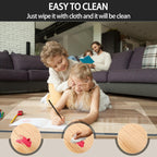 KAISLE 48" x 36" Office Chair Mat for Carpet Heavy Duty Hard Clear Desk Chair Mat Protection Floor Mats Can be Used on Carpet or Hard Floor