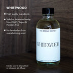 The Magic Scent "Whitewood" Oils for Diffuser - HVAC, Cold-Air, & Ultrasonic Diffuser Oil - HVAC scents Inspired by The 1 Hotel, Miami Beach - Essential Oils for Diffusers Aromatherapy (200 ml)