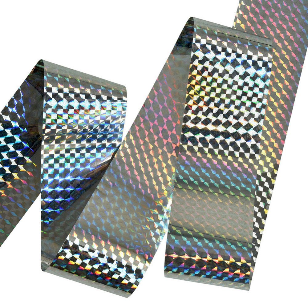 XPCARE Scare Tape Ribbon - 150ft x 2in PET Reflective Tape Keep Wildlife and Property Protected
