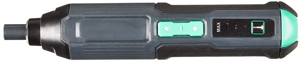 Amazon Basics by SKIL 4V Cordless Stick Screwdriver with 10-Piece Bit Set, USB Cable, LED Light, 3 Torque Settings