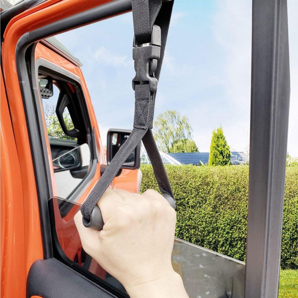 EVEME 2 Packs Cane Grab Handle,Car Door Handle for Elderly Car Handle Assist,Adjustable Standing Aid Safety Handle Portable Vehicle Support Grab Bar,Handle Mobility Assist Device
