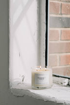 Calyan Wax Soy Wax Candle, Vetiver & Tonka, 3 Wick Scented Candle for The Home | Premium Candle with Essential Oils | 14.9 oz Soy Wax, 43 Hour Burn Time, Large Candle in Glass Jar