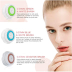 Facial Cleansing Brush Head Replacements Compatible with Clarisonic Mia 1, Mia 2, Mia Fit, Alpha Fit, Smart Profile Uplift, Deep Pore Face Brush Head Replacement Cleaning Tool (3 Pack)