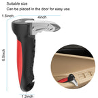Gantok Versatility Auto Cane Vehicle Support Handle for Elderly and Handicapped Portable Automotive Door Assist Handles with LED Light, Seatbelt Cutter, and Window Breaker