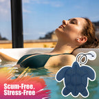 ANSLCA Hot Tub Scum Absorber, Scum Turtle Hot Tub Cleaner Hot Tub Sponges to Soak up Oils- Must Have Hot Tub Accessories for Adults Hot Tub Scum Sponge- Keeps Your Hot Tub Water Clean and Clear
