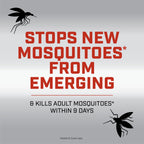 Ortho Home Defense Mosquito Kill and Prevent - Controls Mosquitoes and Larvae, Silent, Easy-to-Use, Mosquito Killer Protects up to 4,300 sq. ft., 1 Station & 2 Bands for 2 Months Protection