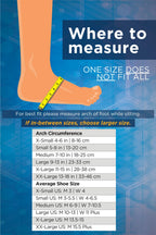 OrthoSleeve FS6 Foot Bracing (Single Sleeve) treats Plantar Fasciitis, Achilles Tendonitis and relieves heel pain in a soft, moisture-wicking fabric