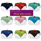 Obstal 210 GSM Round Red Table Cloth - 60 Inch - Oil-Proof Spill-Proof and Water Resistance Microfiber Tablecloth, Decorative Fabric Table Cover for Christmas Holiday Party (Rio Red, 60 Inch Diameter)