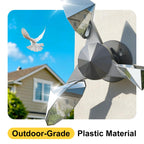 OFFO Bird Scare Reflective Device, Bird Reflector with Plastic Base for Outside Patio, Keep Pigeon Woodpeckers and Sparrows Away from Outdoor Boats Roofs Gardens
