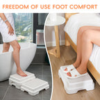 HHuanwfer Shower Bath Step Stackable Bathtub Non Slip Safety Step Stool, Indoor/Outdoor Handicap Wideing Hands Free Platform Medical Portable Stack-Able, for High Beds, Kitchens,Bathroom.