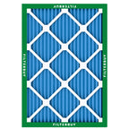 Filterbuy 16x20x1 Air Filter MERV 13 Optimal Smoke & Allergy Defense (4-Pack), Electrostatic Pleated HVAC AC Furnace Filters Replacement, Made in USA (Actual Size: 15.50 x 19.50 x 0.75)