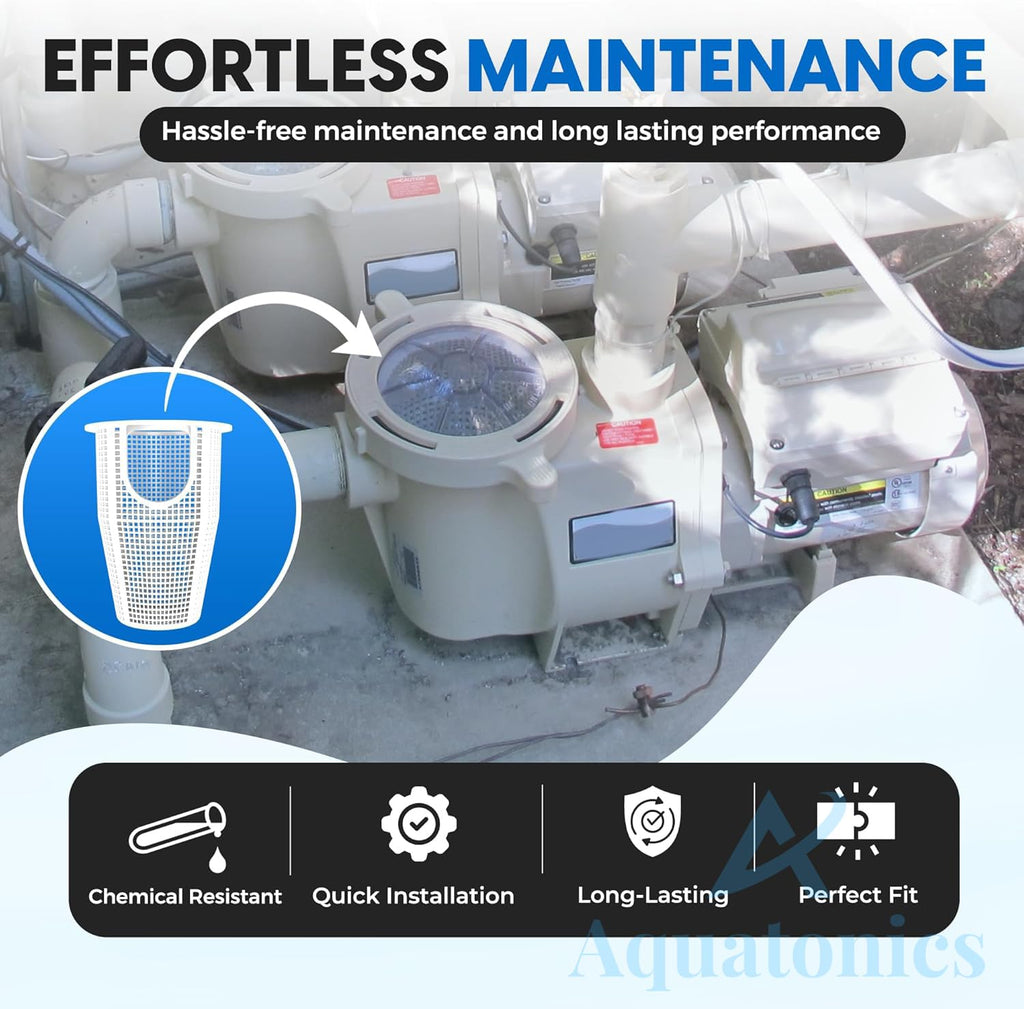 Replacement 070387 Pump Basket for Whisperflo - Intelliflo Pool Pumps - Heavy-Duty Strainer Basket Compatible with 070387Z, B-199, 91110040, 310-3210 - Pool Filter Basket with 1-Year Warranty