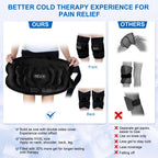 REVIX 20" XXXL Large Gel Ice Pack for Knee, Knee Ice Pack Wrap Around Entire Knee After Surgery, Pain Relief for Swelling, ACL, Knee Replacement Surgery, and Meniscus Injuries, Arthritis, 2 Packs
