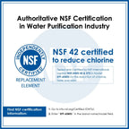 Waterdrop DA97-17376B Replacement for Samsung® HAF-QIN/EXP, Refrigerator Water Filter, 4 Filters