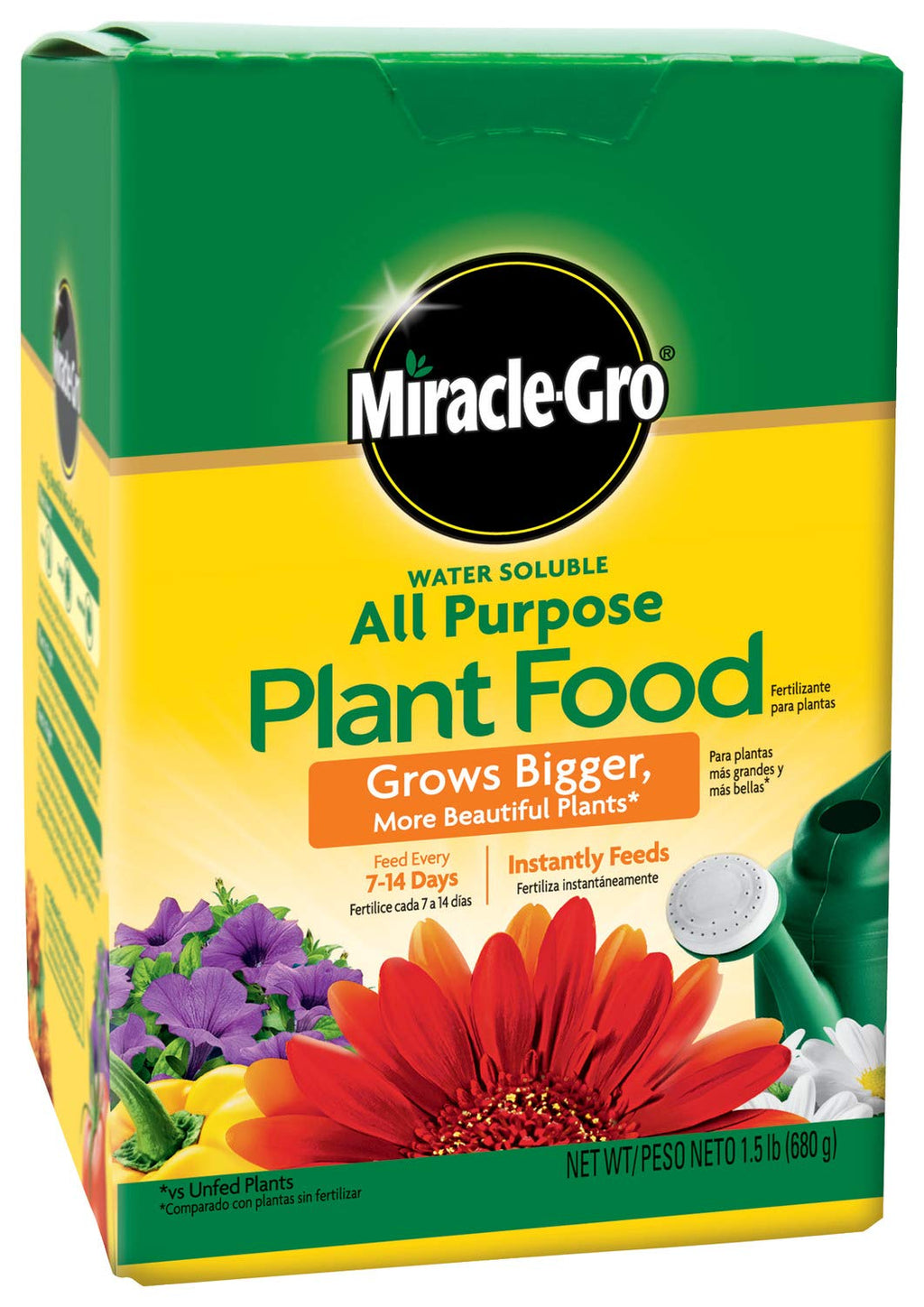 Miracle-Gro Water Soluble All Purpose Plant Food and Garden Feeder Bundle: Use on Flowers, Vegetables, Trees, and Houseplants