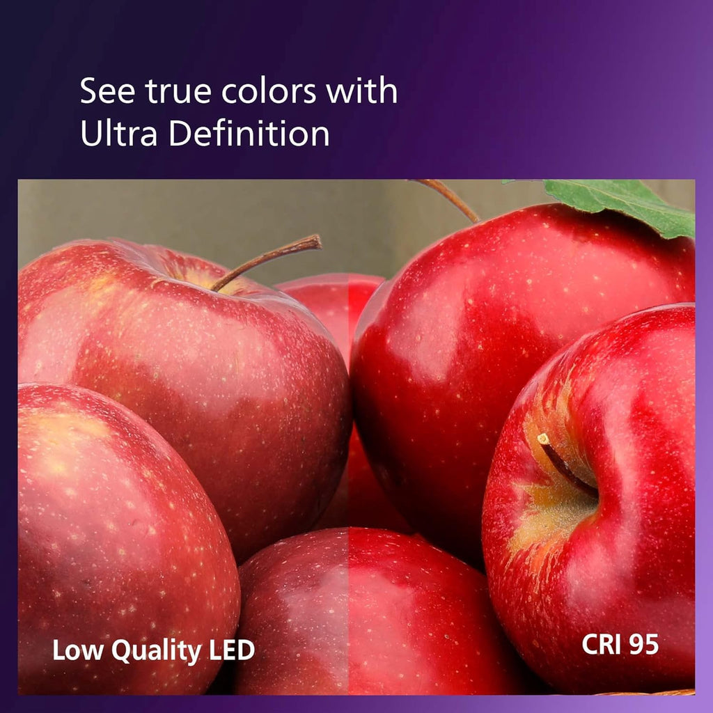Philips LED Flicker-Free Frosted Dimmable A19 Light Bulb - EyeComfort Technology - 800 Lumen - Soft White (2700K) - 8W=60W - E26 Base - Title 20 Certified - Ultra Definition - Indoor - 4-Pack