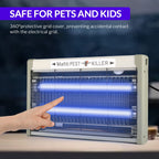 mafiti 2 Pack 20w Bug Zapper Fly Traps Indoor Electric Mosquito Zapper Fly Killer Gnats Fruit Trap for Home Restaurants Kitchen Garden